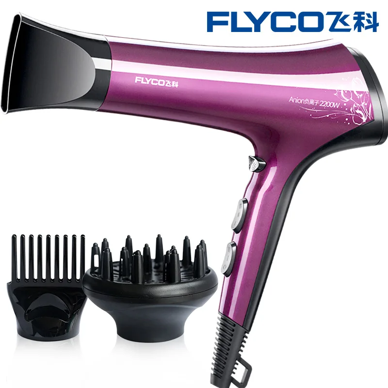 

2200W Powerful Electric Unfoldable Handle Hair Dryer Negative Ion Constant Temperature Hair Drying Machine Protecting Hair