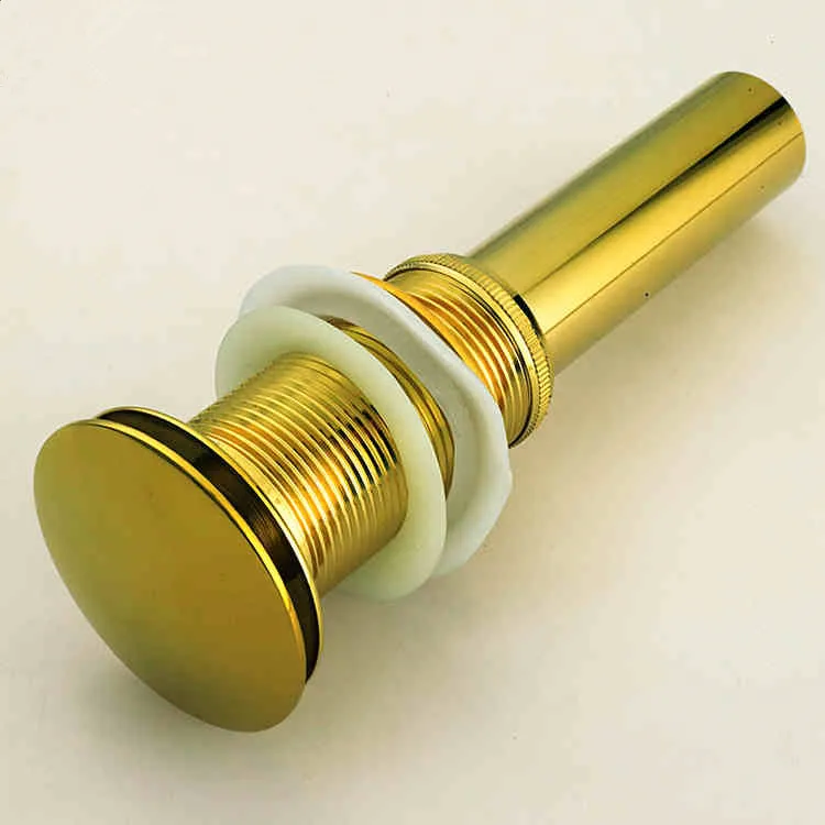 

Gold color Counter top sinks brass drainer bathroom sinks