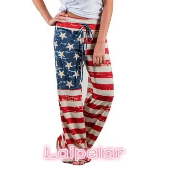 

Fashion Women Loose Wide Leg Long Pant Floral Print Casual Palazzo Leggings Trouser Pajama Pants At Home Plus Size 3XL