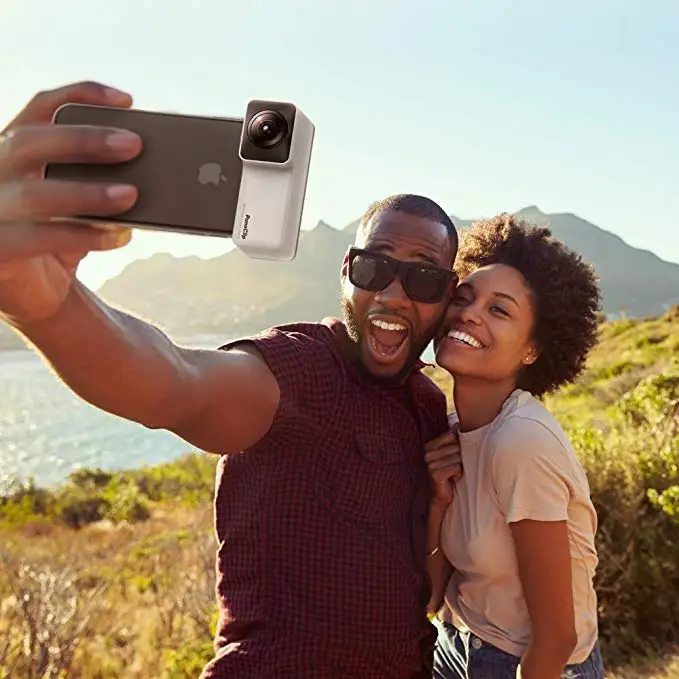 Fisheye Lens Wide Angle Selfie Iphone Panoclip Snap-on 360 Lens