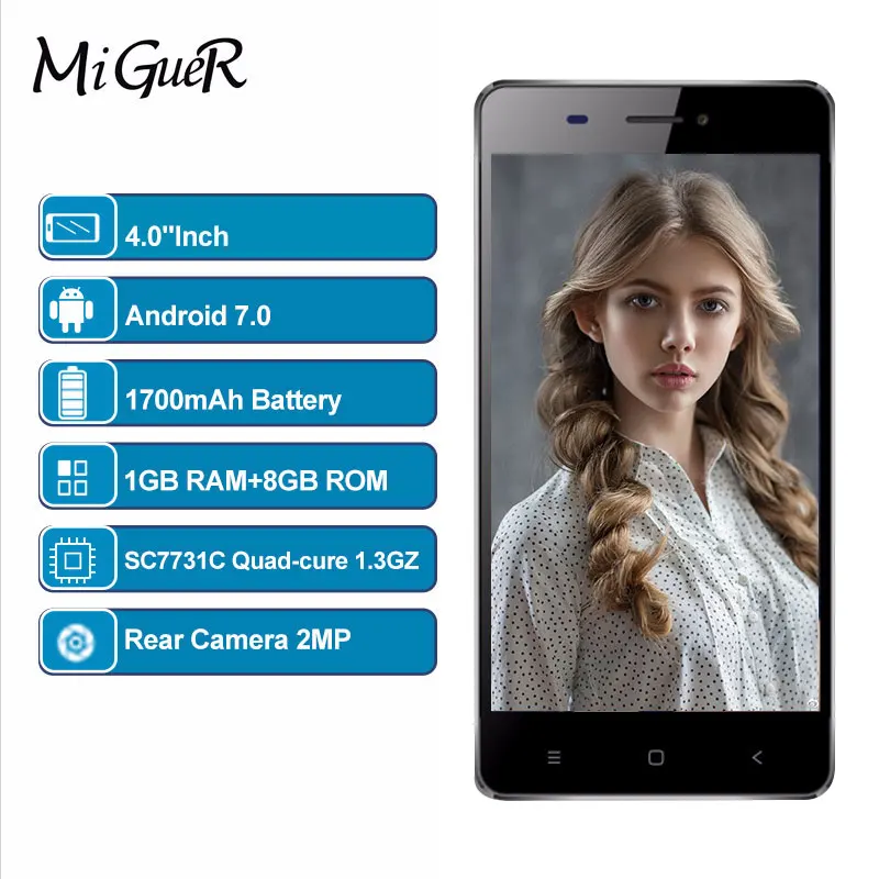 KENXINDA V6 смартфон 4 5 дюймов Android OS V7.0 qcta ядро 1 2 GHz GB Оперативная память 8 ГБ
