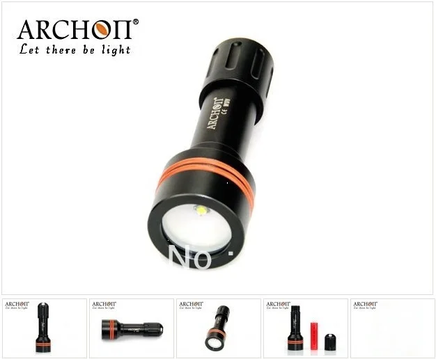 

ARCHON XM-L LED Max 860 Lumens D11V Underwater Photographing Flashlight Diving Equipments Diving lamp(w/battery and charger)