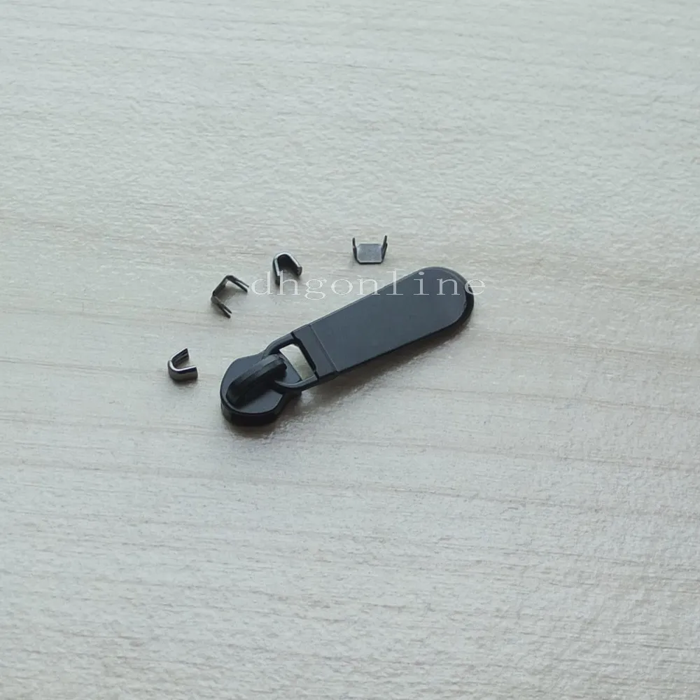 25 Sets 5 Molded Zipper Puller Slider Pull Stoppers Bottom Repair