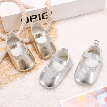 

Baby Girl Princess Shoes Warm For Children Baby Shoes Spring Autumn Toddler Anti-slip Soft Sole Crib Shoes First Walkers