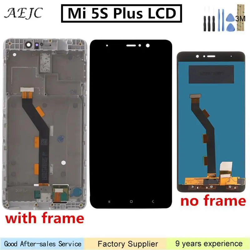 5 7 &quotдля Xiaomi Mi5S Plus 5S M5S ЖК-дисплей сенсорный экран сборка Замена для Mi LCD |