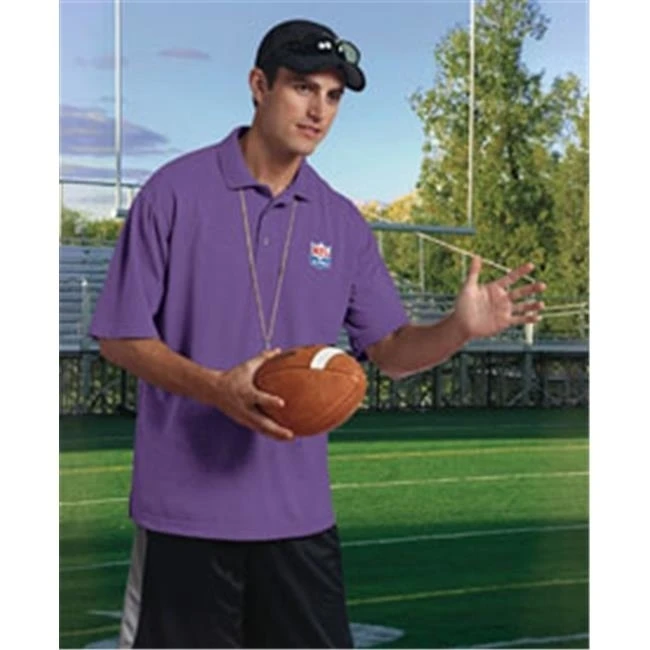 Paragon 100 Mens Performance Mesh Polo Grape - Small