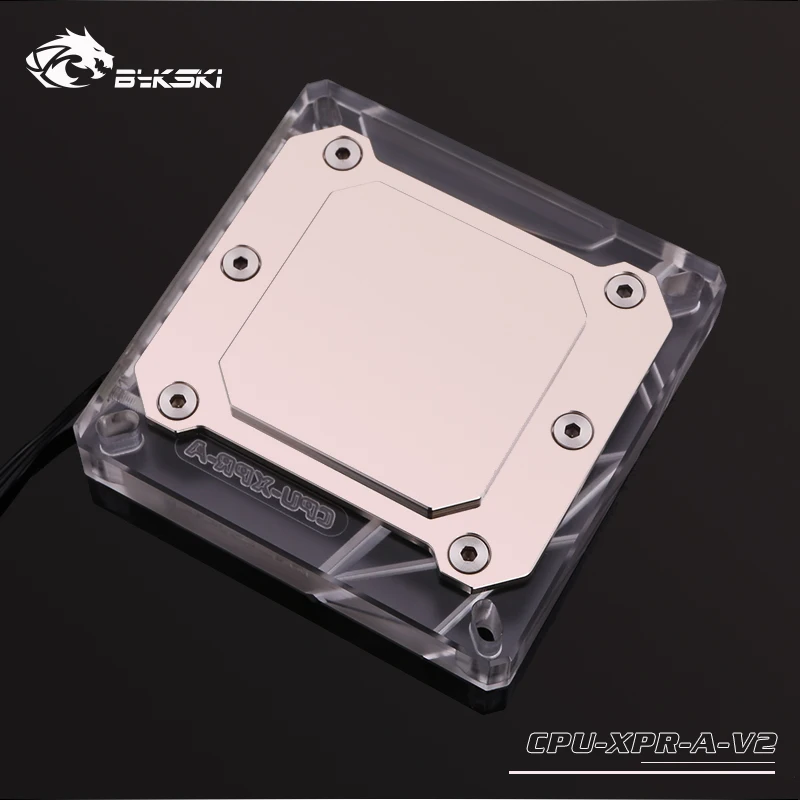 Водяной блок для ЦП Bykski INTEL LGA 115X 2011 X299 блоки RGB AURA SYNC матовая крышка + медная нижняя