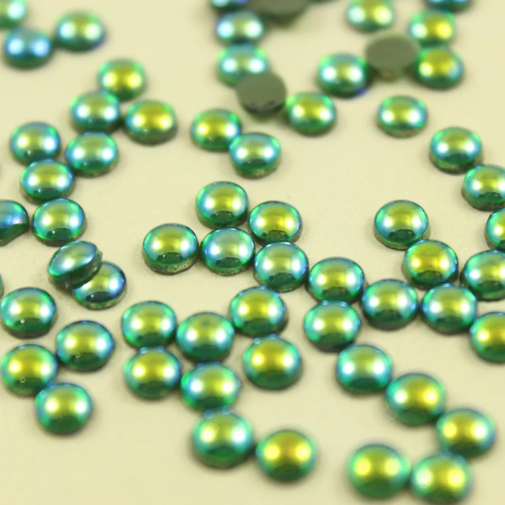 

1000pcs/lot SS16 4mm half-ball hotfix rhinestone Hot drilling flat back DIY clothes/garment accessory