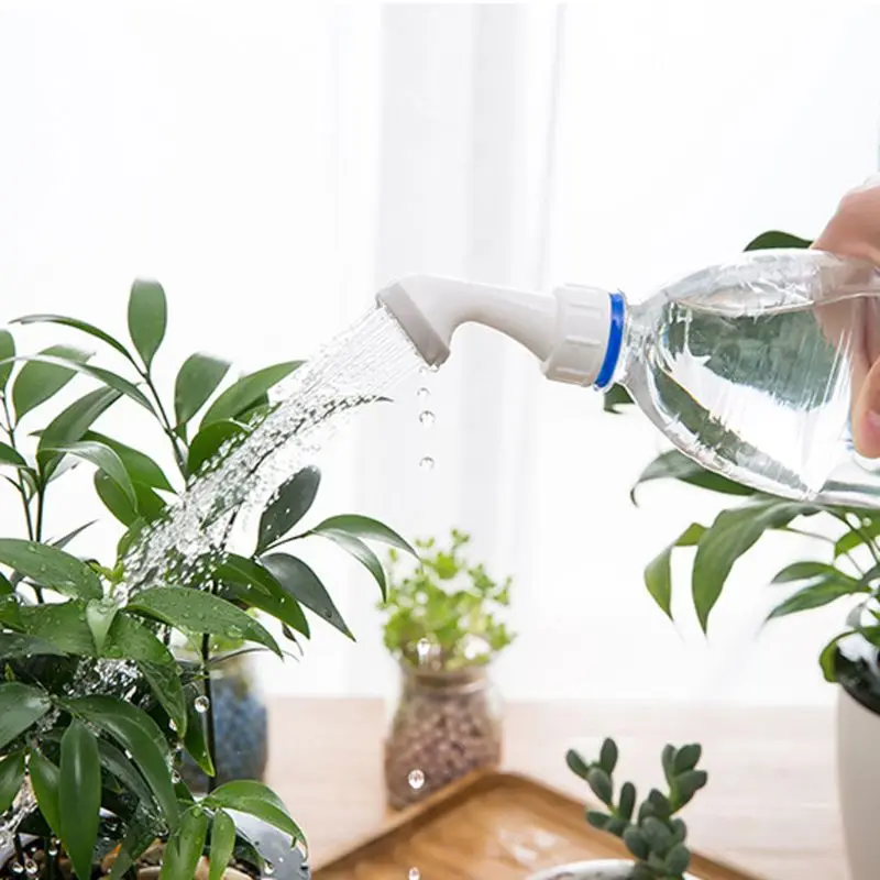 2Pcs Hose Nozzle Portable Watering Sprinkler Plant Bottle Waterer Spout Adapter