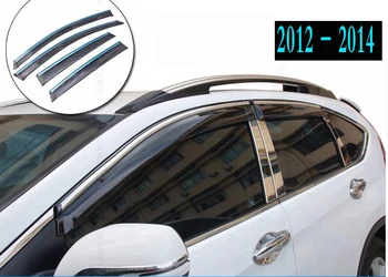 comprar Para Honda Crv CR-V 2012 2013 2014 Viseiras Da Janela Toldos Viseira Defletor Vento Chuva Guarda Ventilação