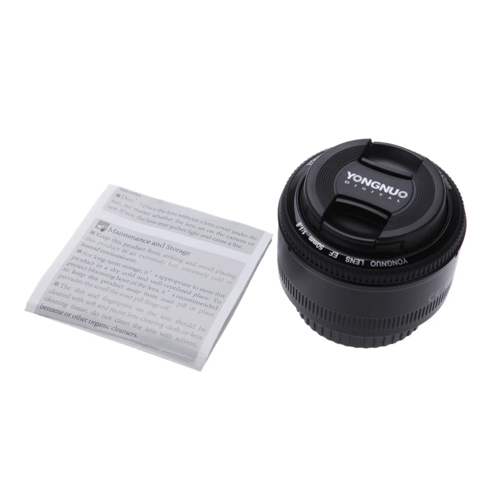 YONGNUO ю. н. EF 50 мм f / 1.8 AF 1:1. 8 стандартный премьер-объектива диафрагма автофокус для EOS цифровых зеркальных камер