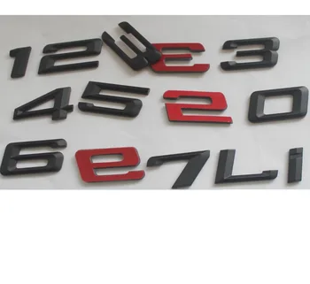 

Black ABS Plastic Number Letters Word Trunk Badge Emblem Emblems Decal Sticker for BMW 1 2 3 4 5 6 7 Series X1 X3 X4 X5 X6 GT