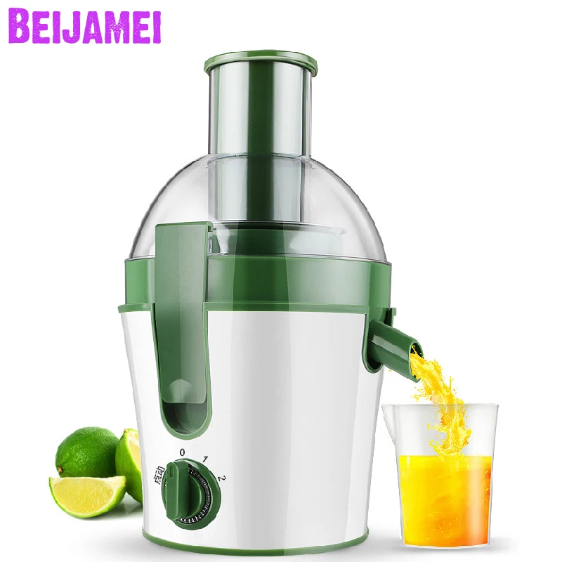 BEIJAMEI Новое поступление домашний Овощной фруктовый машины для сока Multi-function Электрический медленная соковыжималка экстрактор пищевой