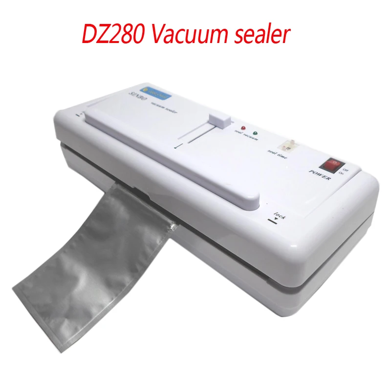 1pc 220V DZ280 Vacuum sealer, food vacuum sealing machine, plastic bags sealing machine