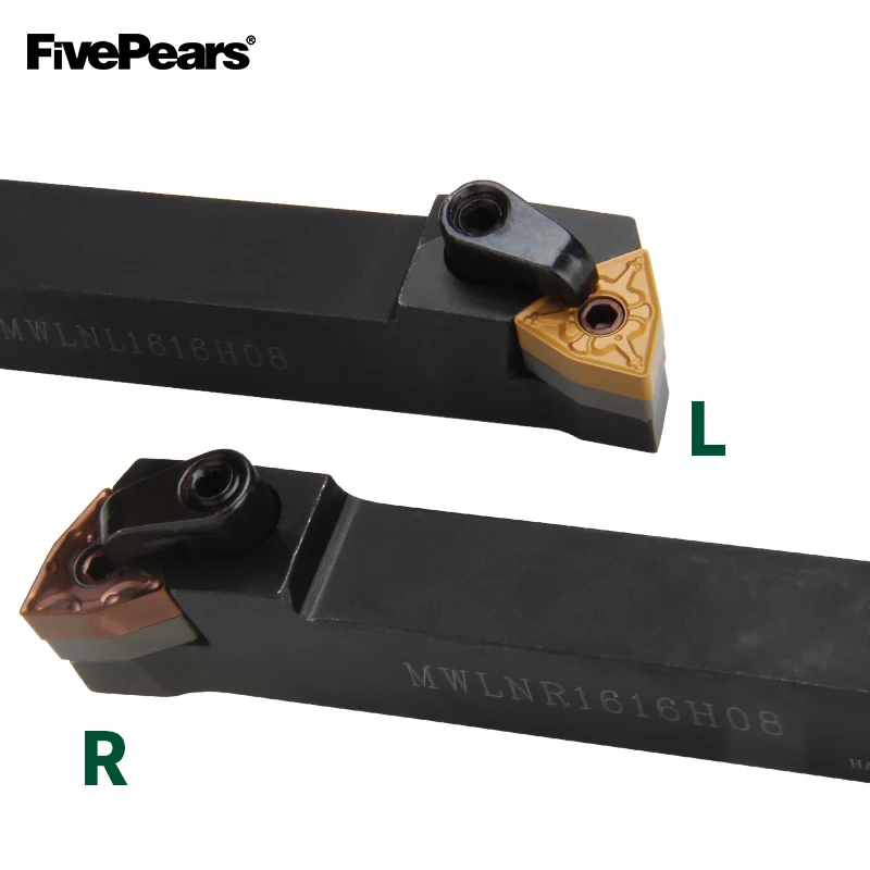 FivePears MWLNR1616H08/MWLNL2020K08 Toolholder внешний токарный инструмент держатель станок с ЧПУ