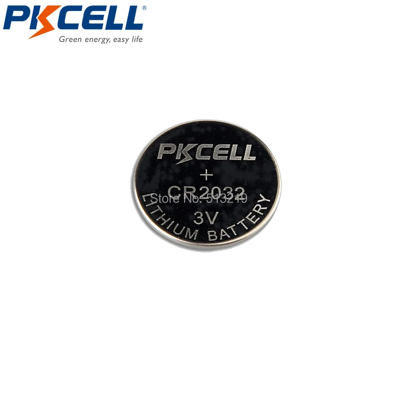 PKCELL 50 шт. 3 В литиевая Кнопочная батарея CR2032 BR2032 DL 2032 SB-T15 2032 EA2032C CR 2032 3 В батарея для часов