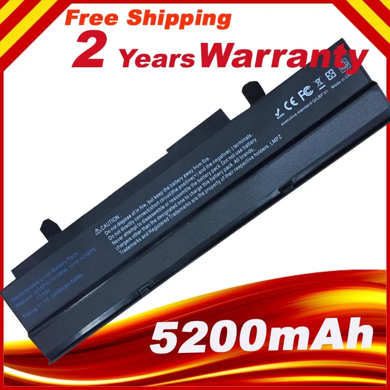 Аккумулятор для ASUS Eee PC 1015 1015PEM 1016 1215 1215N 6 Cell|battery a32-1015|6 cell battery6 |