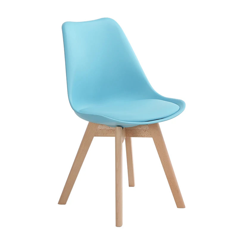 Простой современный домашний стул для столовой задний офисный стул креативный твердый деревянный Северный стул