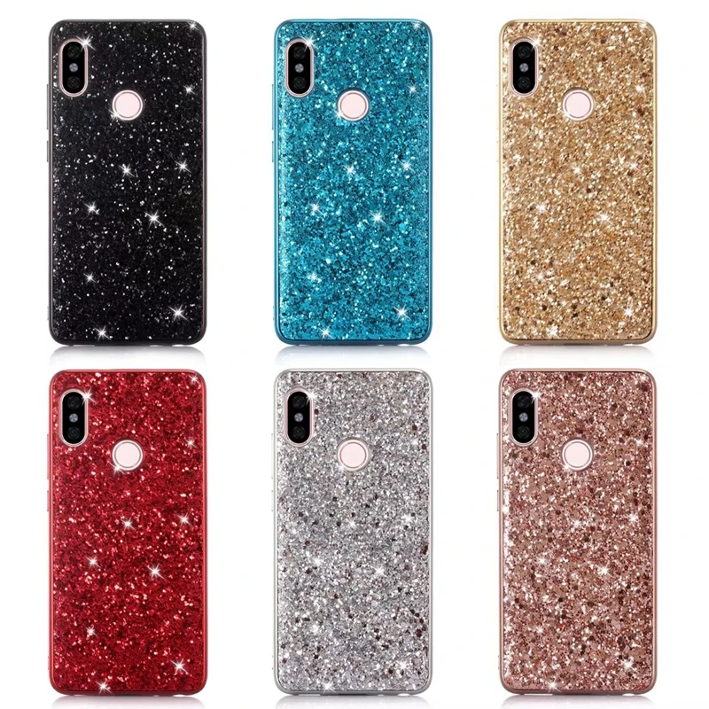 

for Xiaomi Redmi Note 6 Note 5 Cover Cute Luxury plating glitter Phone Protect Soft Case for Xiaomi Redmi Note 5 Pro Case Cover