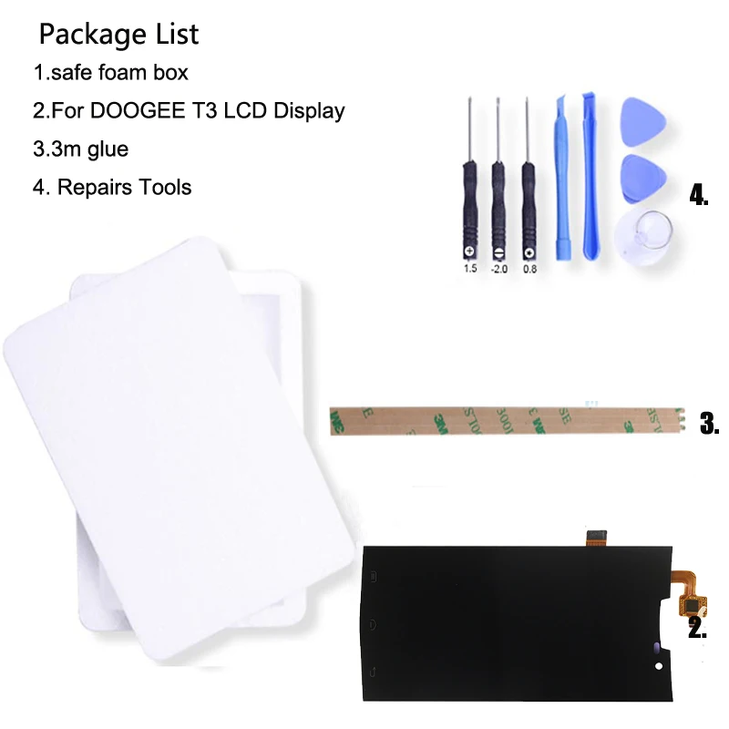 DOOGEE T3 LCD DfdDDiFsplay