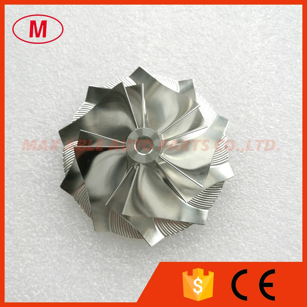 CT20B Высокое качество турбо алюминий 2618/Фрезерование/рабочее колесо компрессора 48,40/68,00 мм 5+ 5 лопастей вперед