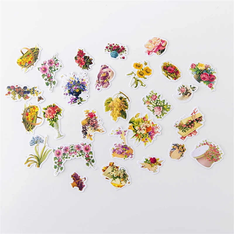

Cute Cartoon Sunflower Decorative Stickers DIY Decoration Diary Stickers kawaii Stationery Sticker School Supplies Children Gift