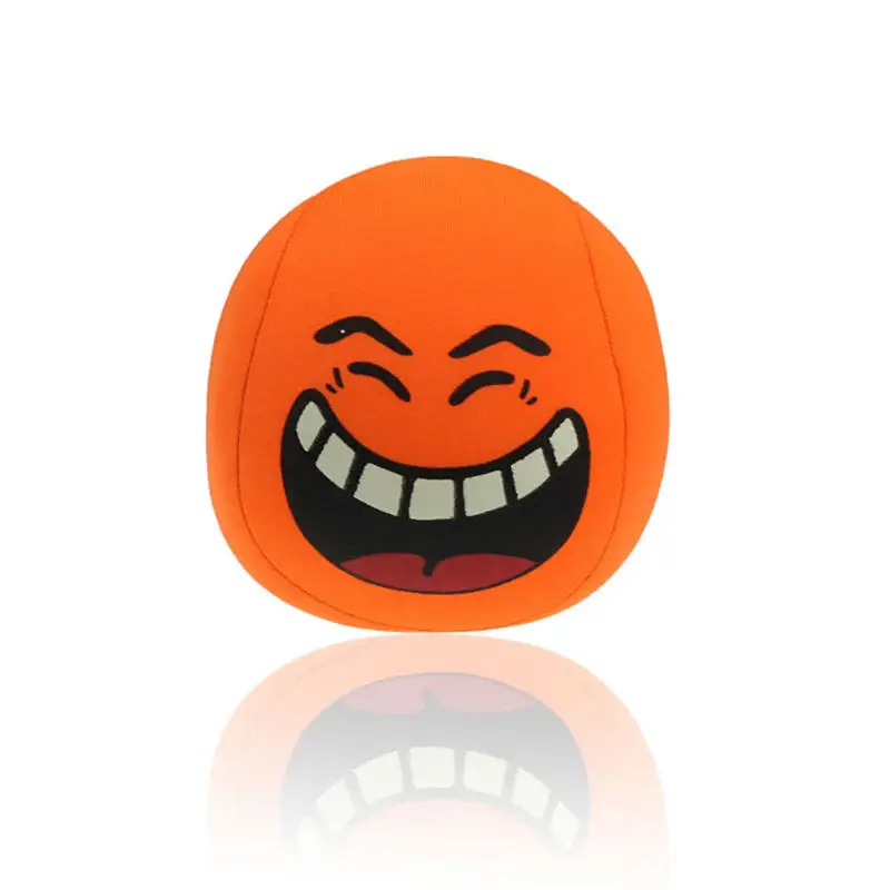New Smiley Emoticon Lovely Round Cushion Pillow Stuffed Soft Toy Yellow Blue Red Green Rose Orange Cute multicolor smileydoll