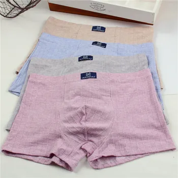 

3 Pieces Thin Men's Underwear Breathable Sweat-Absorbing Men's Boxers Men's Sexy Underwear Calzoncillos Hombre Boxer Marca