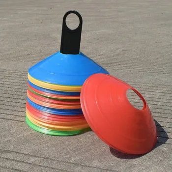 

10PCS Outdoor Sport Cross Track Space Marker Inline Skating Cross Speed Training Soccer Football Rugby Speed Training Disc Cone