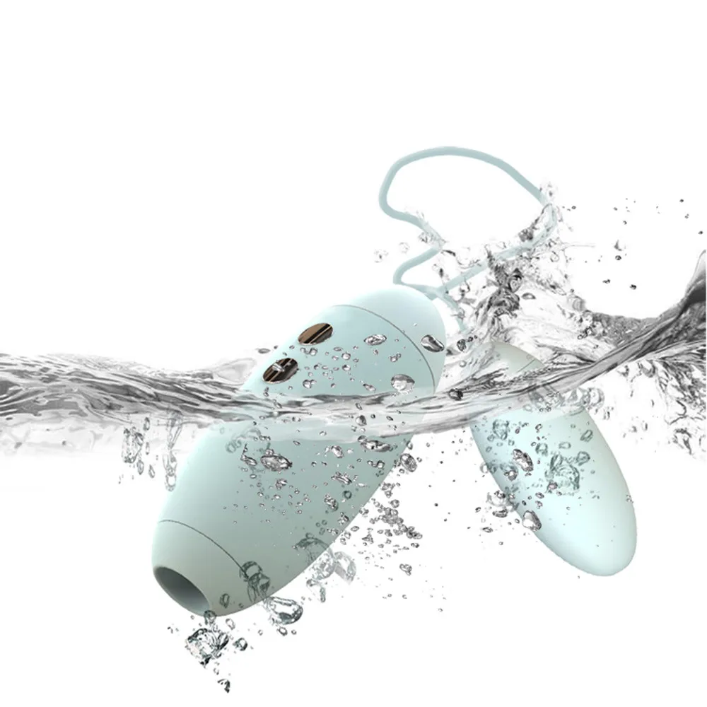 Nipple Sucker Female Masturbator Vibrate Dual Charge Egg Vibrator G-spot Vaginal Massage Jump Egg Masturbator Vibratore Sex Toy (6)