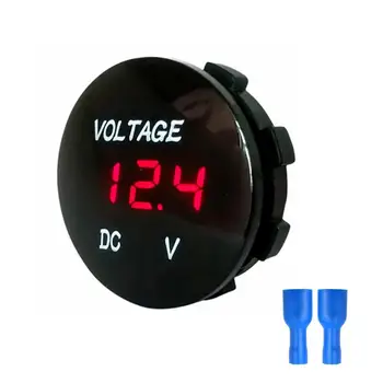

6-30V Car Motorcycle LED Panel Digital Voltage Indicator Meter DC Voltmeter