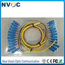 2 шт./лот, 12 шнуров SC волоконно-оптическая пряди, ПК SM 1,5 м, одномодовый 12 ядер SC/UPC распределения Fanout волоконно-оптическая косичка