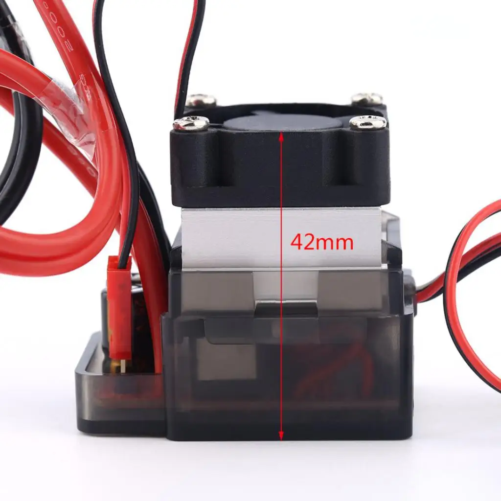 Brushed 320A 7.2V-16V Electronic Speed Controller ESC Electric Motor Speed Control With Heat Sink for 540 Dual Motor
