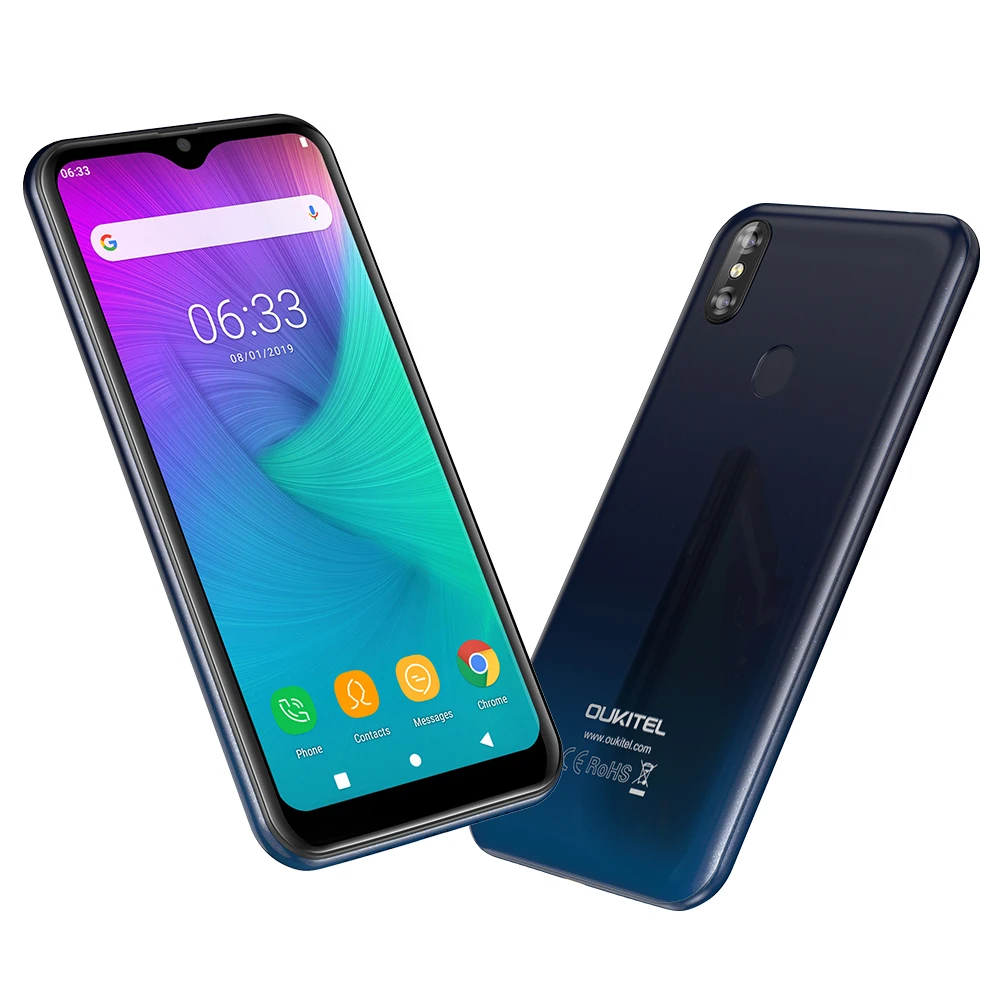 Смартфон OUKITEL C15 Pro 4G 6 088 "Android 9 0 Pie MT6761 четырехъядерный 2 ГГц IMG GE8300 ГБ + 16 Гб