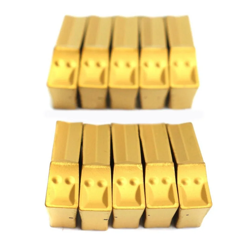 Semi-finishing Insert 3mm 10Pcs Steel GTN-3 Gold NC3020 ZQMX3N11-1E YBC251 Parts Engine Latest Useful Durable New