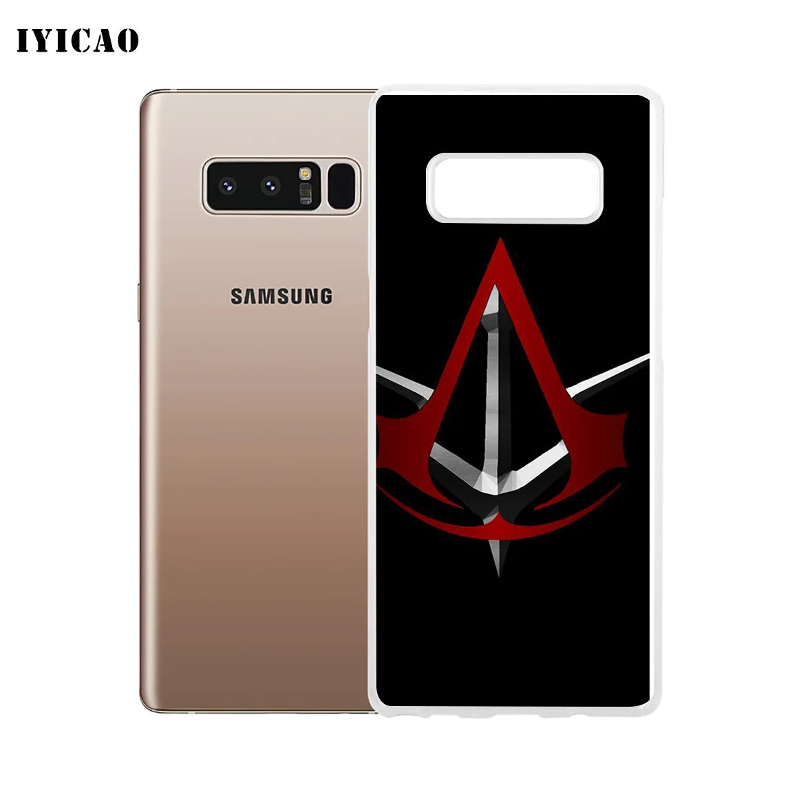 IYICAO код Geass логотип мягкий силиконовый чехол для телефона Samsung A5 A6 Plus A7 A8 A9 J3 J5 J7 Note 8