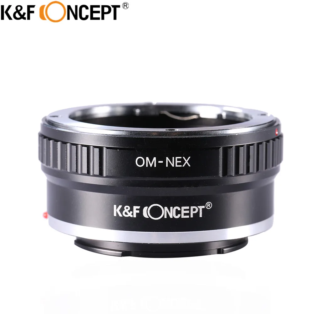 K & F CONCEPT кольцо адаптер для объектива камеры Olympus OM Объектива Sony NEX E mount Alpha A5000 7R A3000 A7 A7R A6000|lens adapter ring|adapter ringlens |