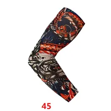 Крутая имитация татуировки рукав рука солнцезащитный крем рука теплая длинная манжета рука рукав Armguard езда татуировки стикер