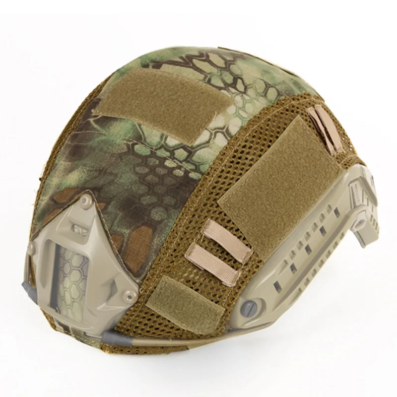 Тактический шлем крышка страйкбол Пейнтбол Wargame gear CS Быстрый шлем крышка камуфляж для окружности головы 52-60 см шлем