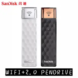 Оригинальный SanDisk SDWS4 подключения Беспроводной Stick USB флэш-накопитель Wi-Fi + USB 2,0 16 GB 32 ГБ, 64 ГБ и 128 ГБ 200 GB 256 GB U диск для Wi-Fi