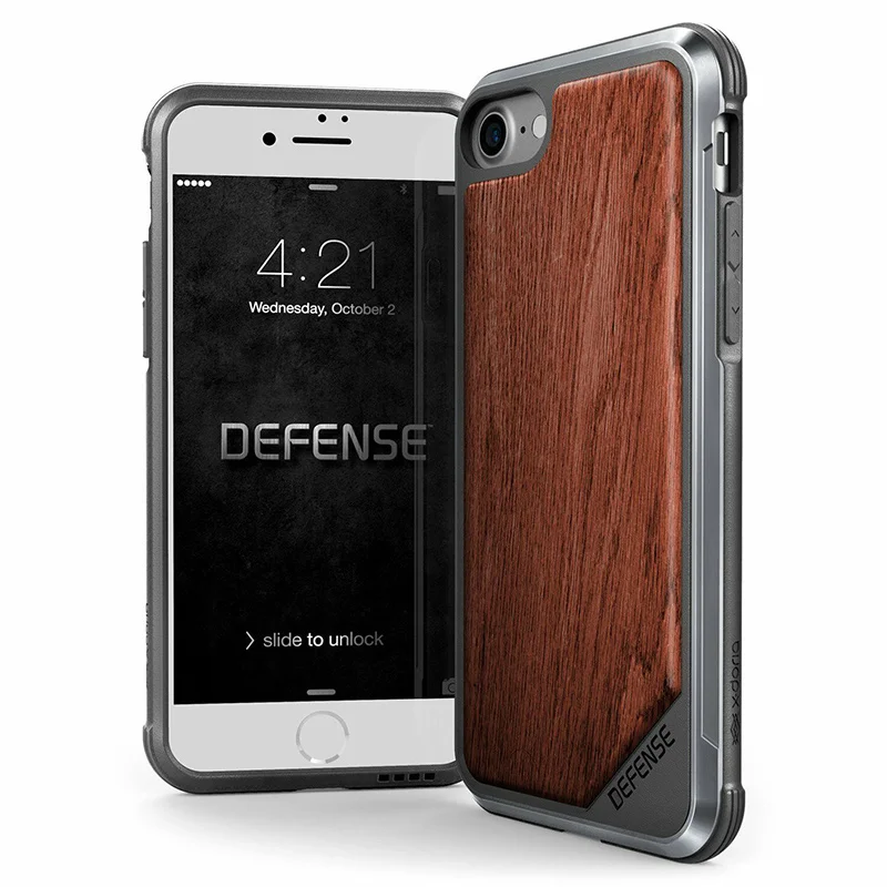 X-Doria Defense Lux чехол для iPhone 7 8 Plus, военный класс, дропшиппинг, протестированный чехол для телефона, Coque для iPhone 7 8 Plus, алюминиевый чехол - Цвет: Rosewood