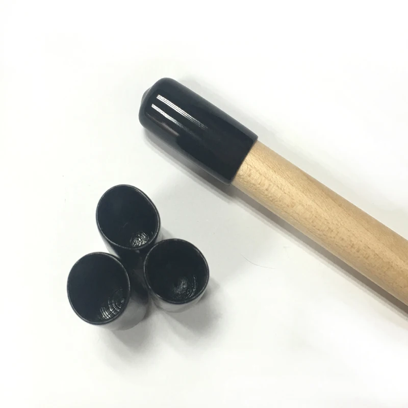 10pcs/lot 13mm/14mm silicone rubber billiard pool cue tip protector in