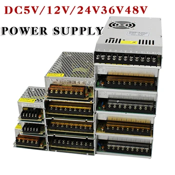 

Hot Sale AC85-265V 110V 220V to DC5V 12V 24V 36V 48V 1A 2A 3A 5A 10A 15A 20A 30A 40A 80A CCTV / LED Strip Power Supply Adapter
