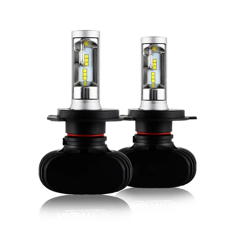 

1 Pair H1 H4 H7 9005 LED Headlight Kit Light Lamp Bulb High Low Beam 50W 8000LM 6500K White IP68 LED Headlight Bulbs