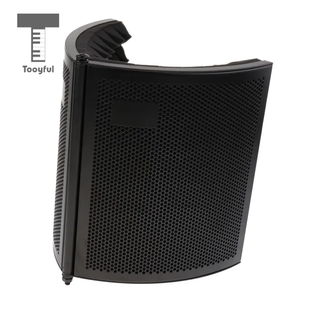 Foldable Microphone Isolation Shield Panel Studio Mic Sound Absorber Filter for Condenser Microphone Recording