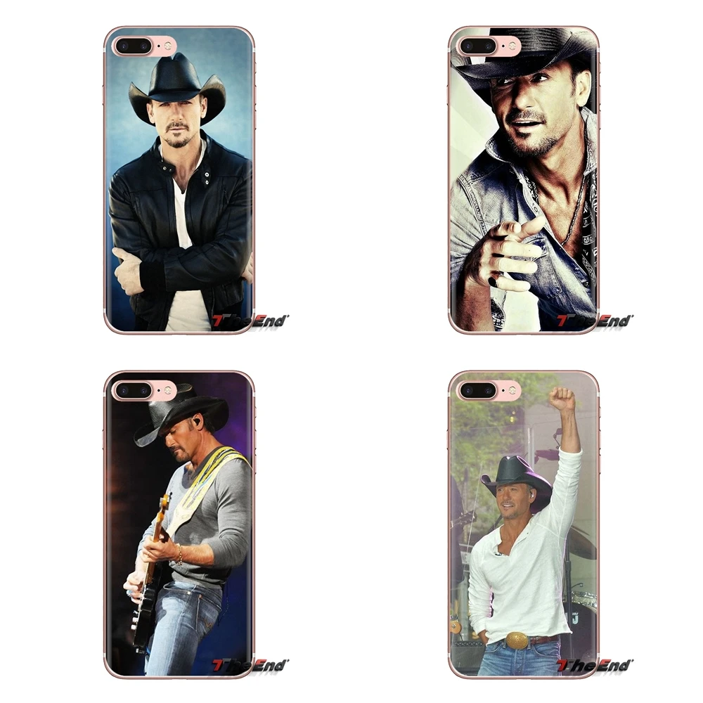 For Samsung Galaxy A3 A5 A7 A9 A8 Star A6 Plus 2018 2015 2016 2017 Kind Tim McGraw Country Music Deluxe TPU Transparent Bag Case |