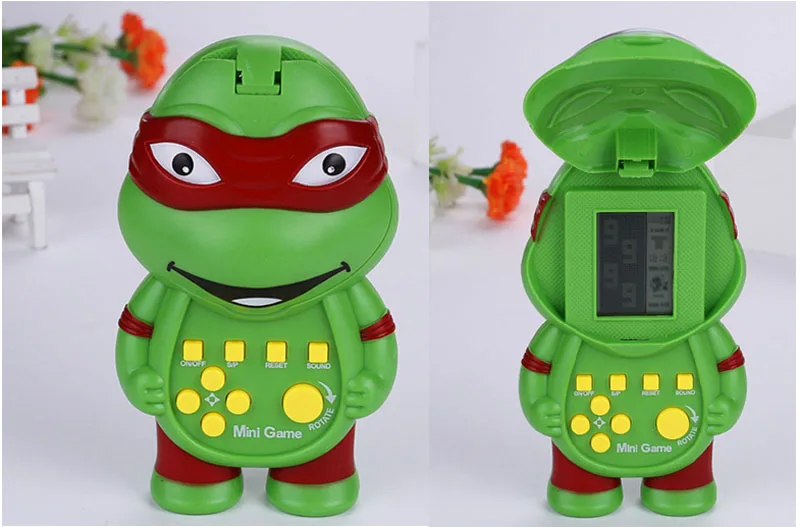Baby Kids New Electronic Tetris Game Toys Classical Funny Toys Handheld Game Machine Gift For