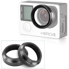 2PCS UV Action Camera Protective Accessories Lens Cover Optical Glass Lens Cover for Gopro Hero 4