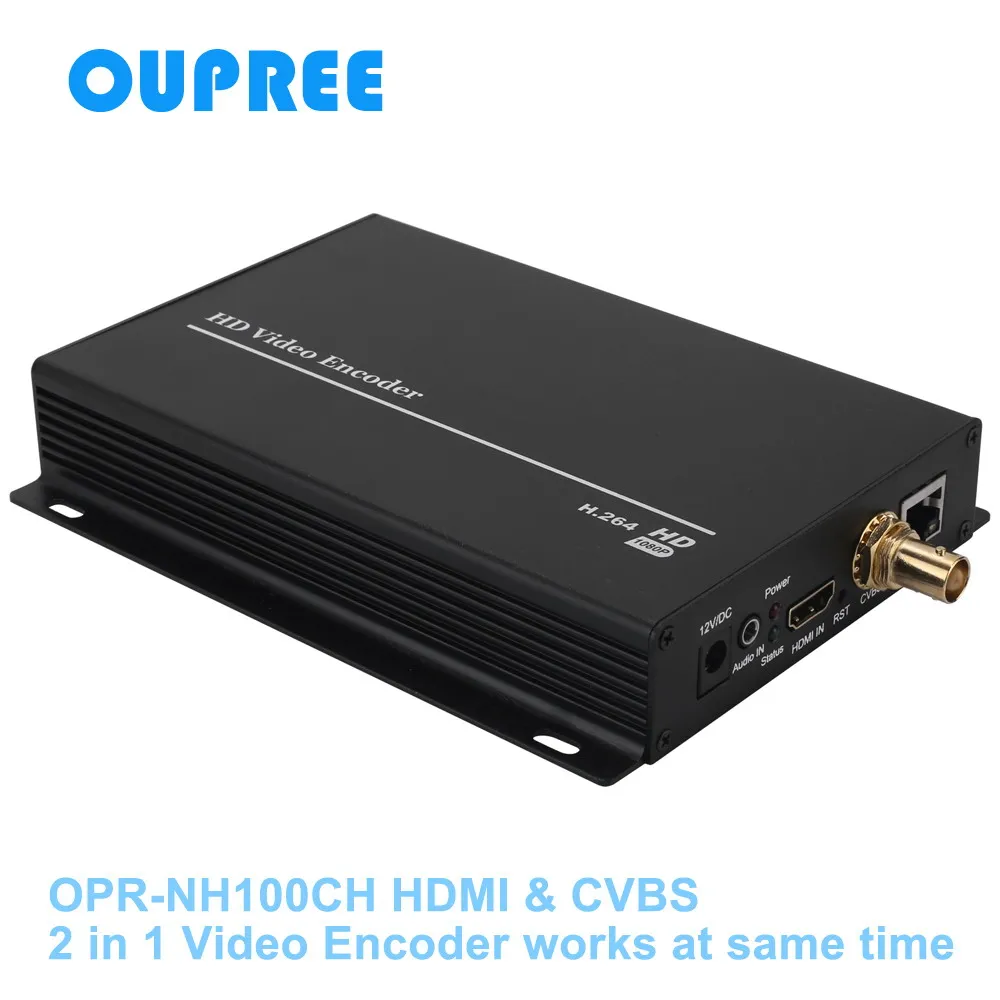 OPR NH100CH HDMI и CVBS H.264 видео энкодер для IPTV SD композитный видеокодер |video encoder|encoder h.264h.264