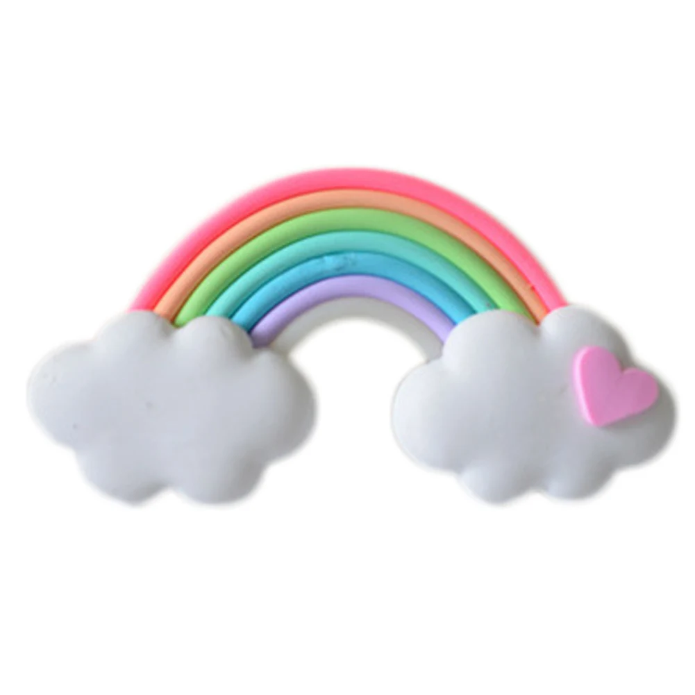 Rainbow Cloud Hair Clips Summer Style Fashion Rainbow Girls Hair Accessories DIY Clip Hairpin For Kids